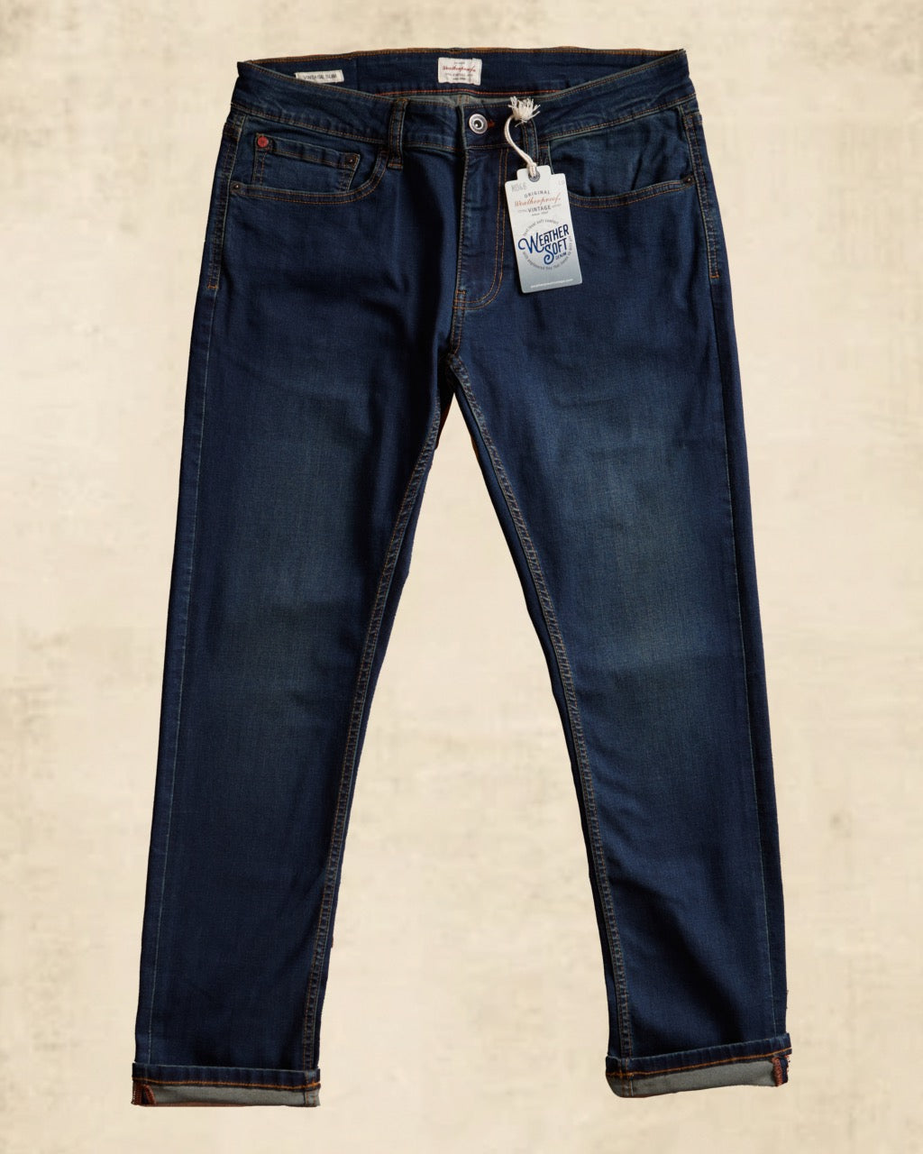 Slim Fit Denim Jeans In Moon Shadow