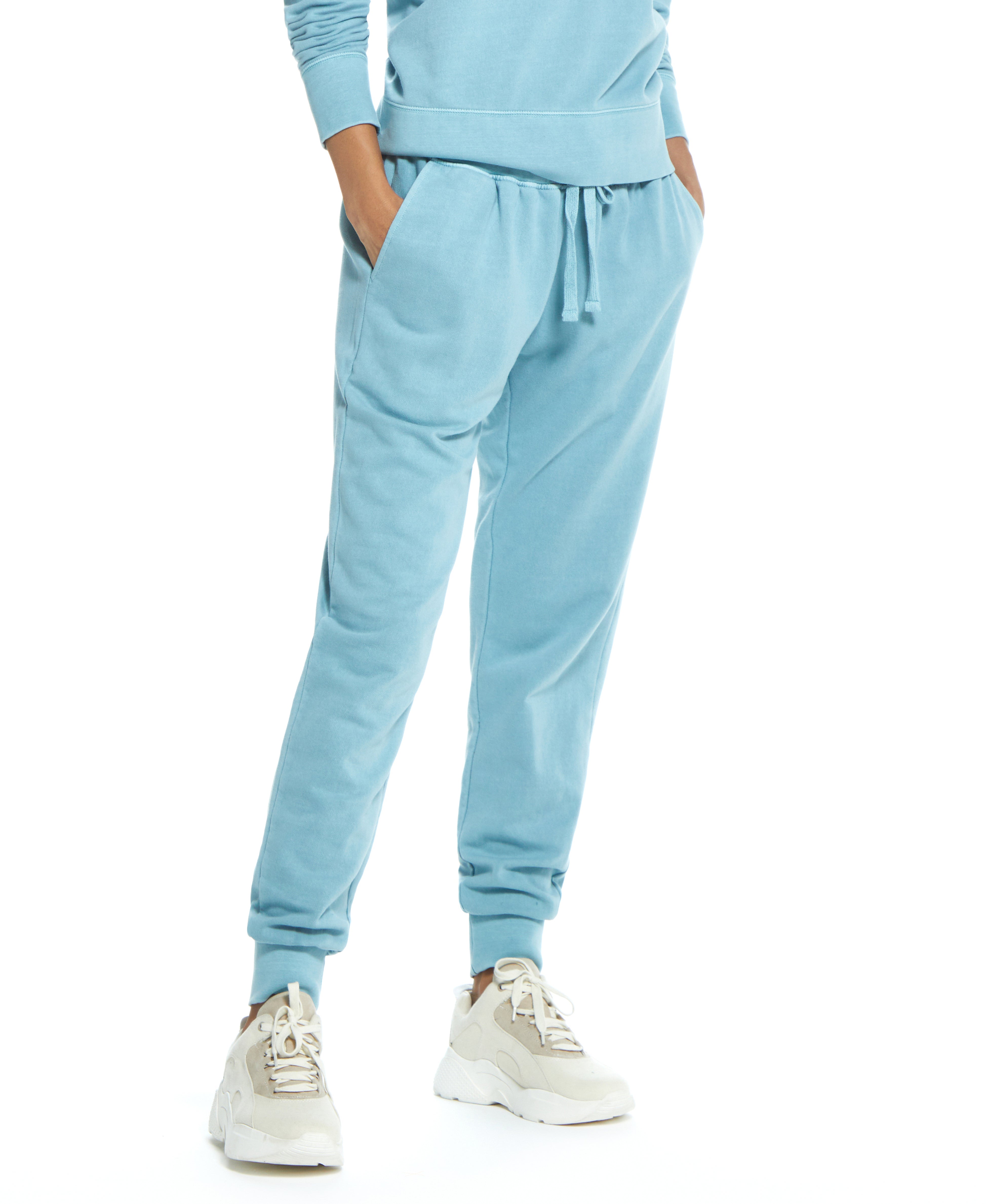 Women'S Sunwashed French Terry Jogger In Adriatic Blue – Weatherproof ...