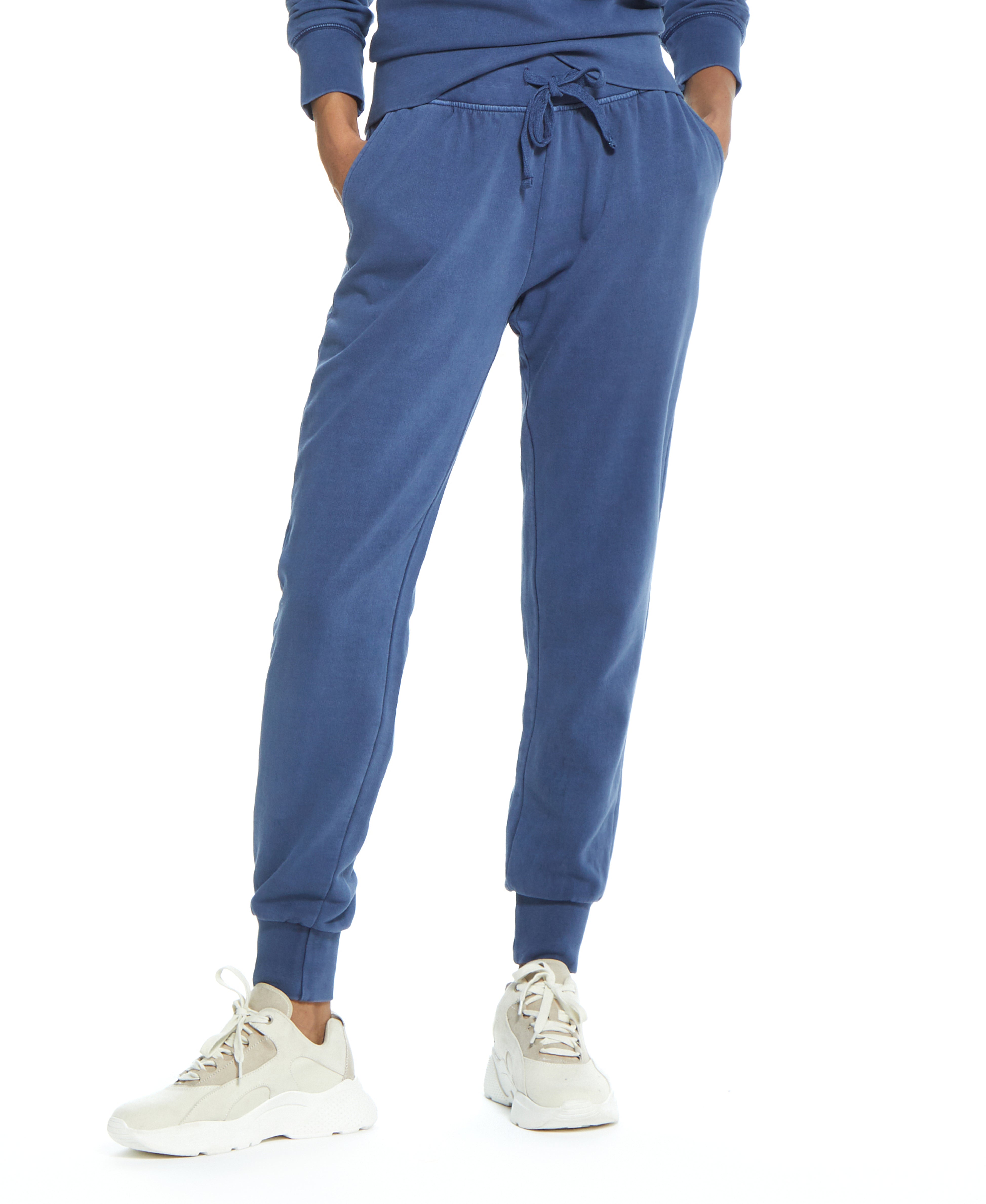 Women'S Sunwashed French Terry Jogger In Navy – Weatherproof® Vintage