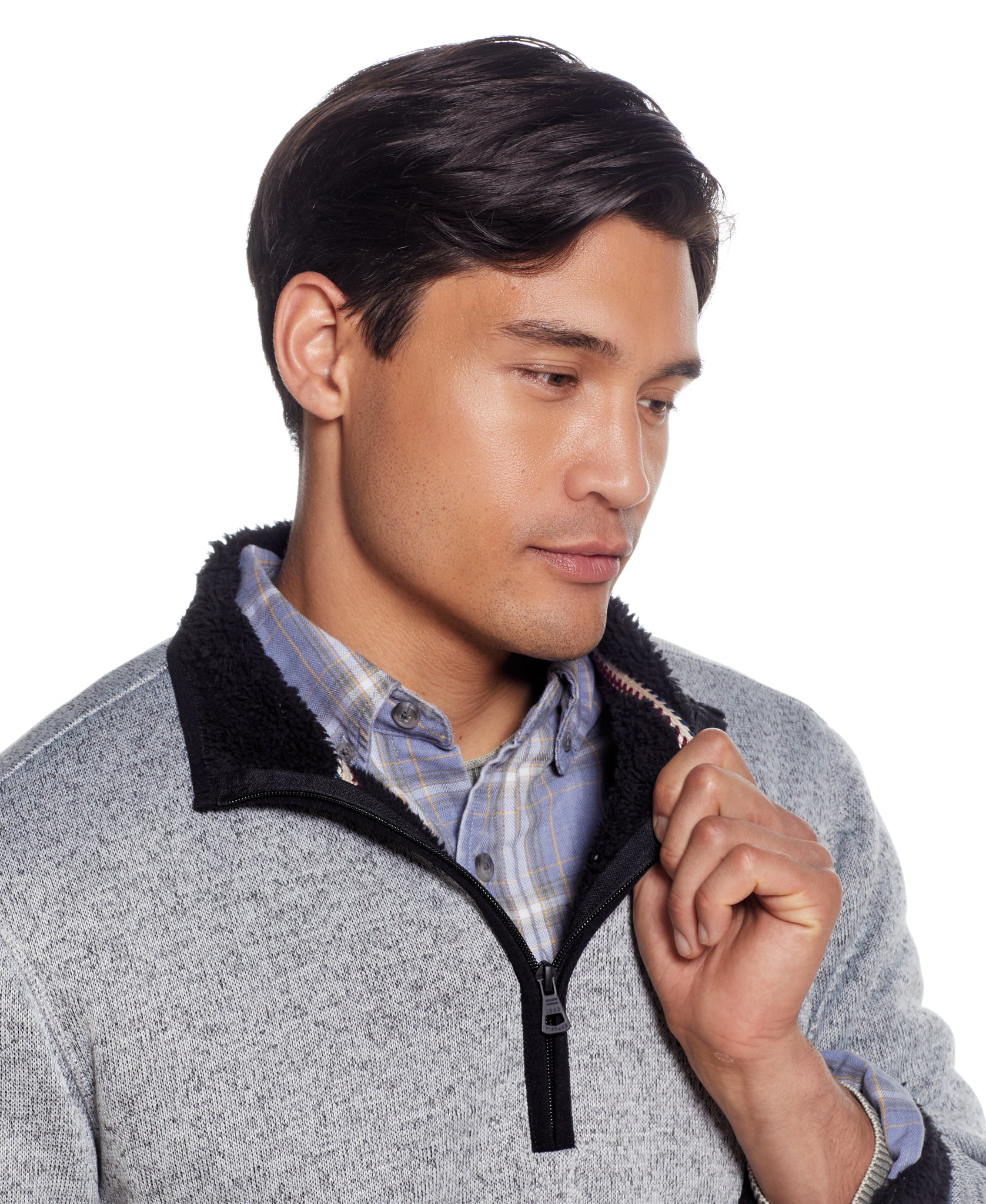 Sherpa fleece jacket, Charles River quarter zip jacket, monogrammed ja –  Baileywicks