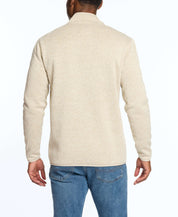 Sweaterfleece Pullover With Sherpa In Stone