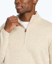 Sweaterfleece Pullover With Sherpa In Stone