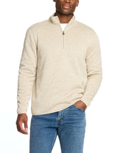 Sweaterfleece Pullover With Sherpa In Stone