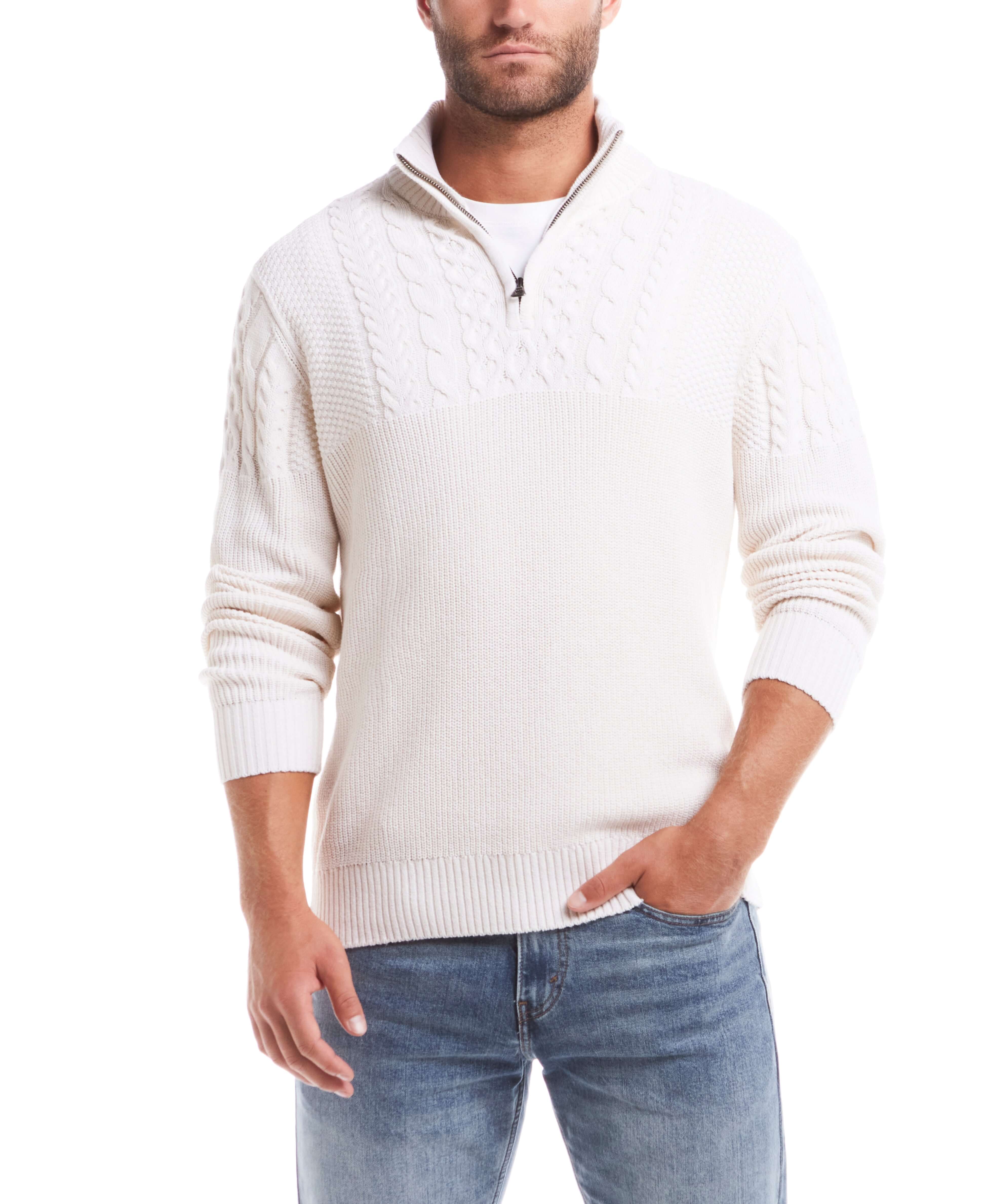 Original Weatherproof Vintage Man Waffle Knit Pullover 100% Cotton Sweater, M shops