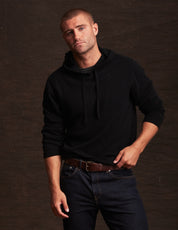 Cashmere Hoodie in Black