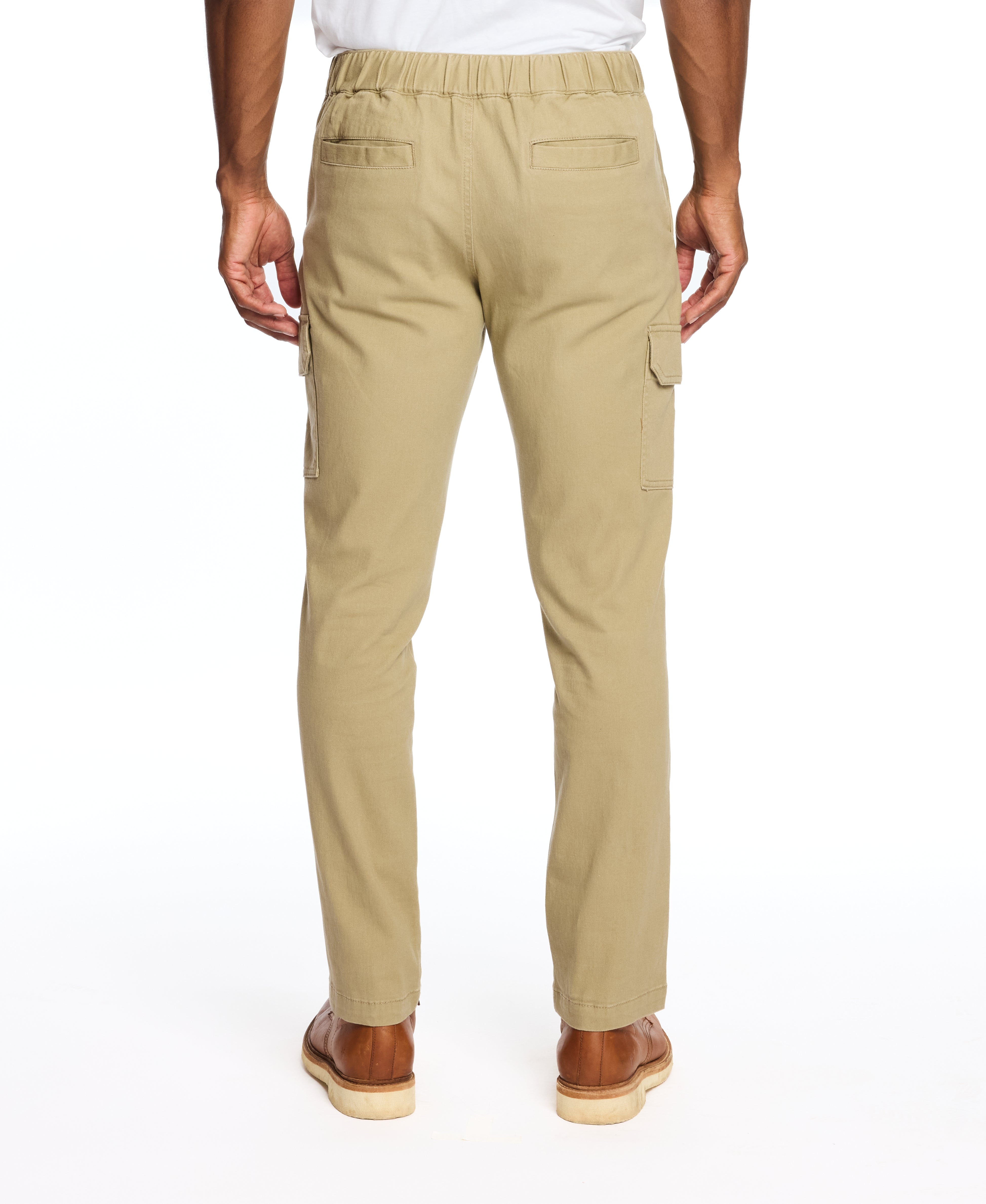 Cargo With Stretch Waist In Khaki