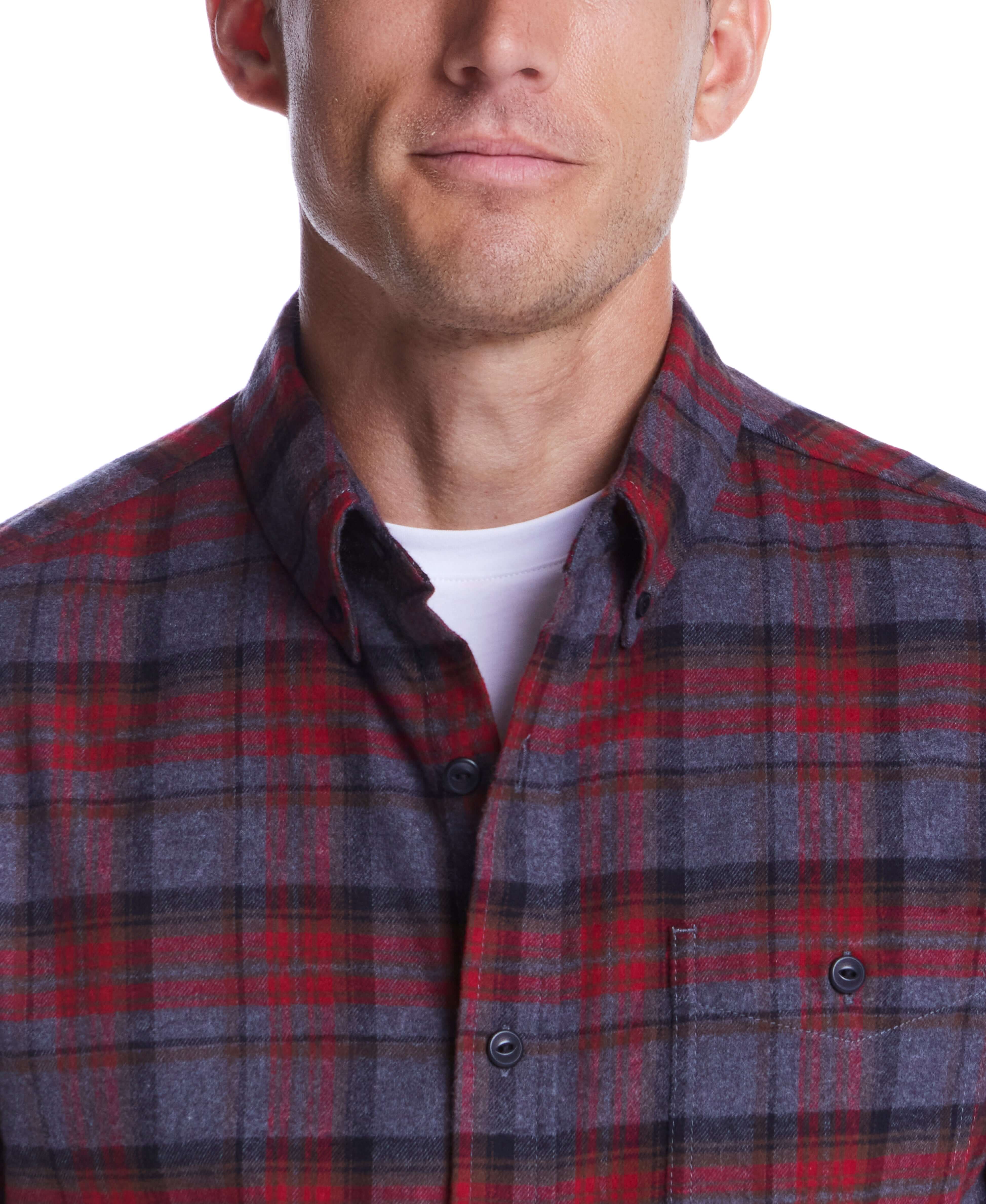 Holiday Antique Flannel In Bonfire