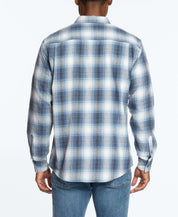 Long Sleeve Brushed Flannel In Harbor Bay