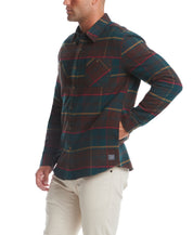 Lumberjack Flannel Unlined Shirt Jacket In Forest Biome