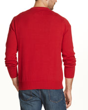 Buffalo Crew Sweater In Red