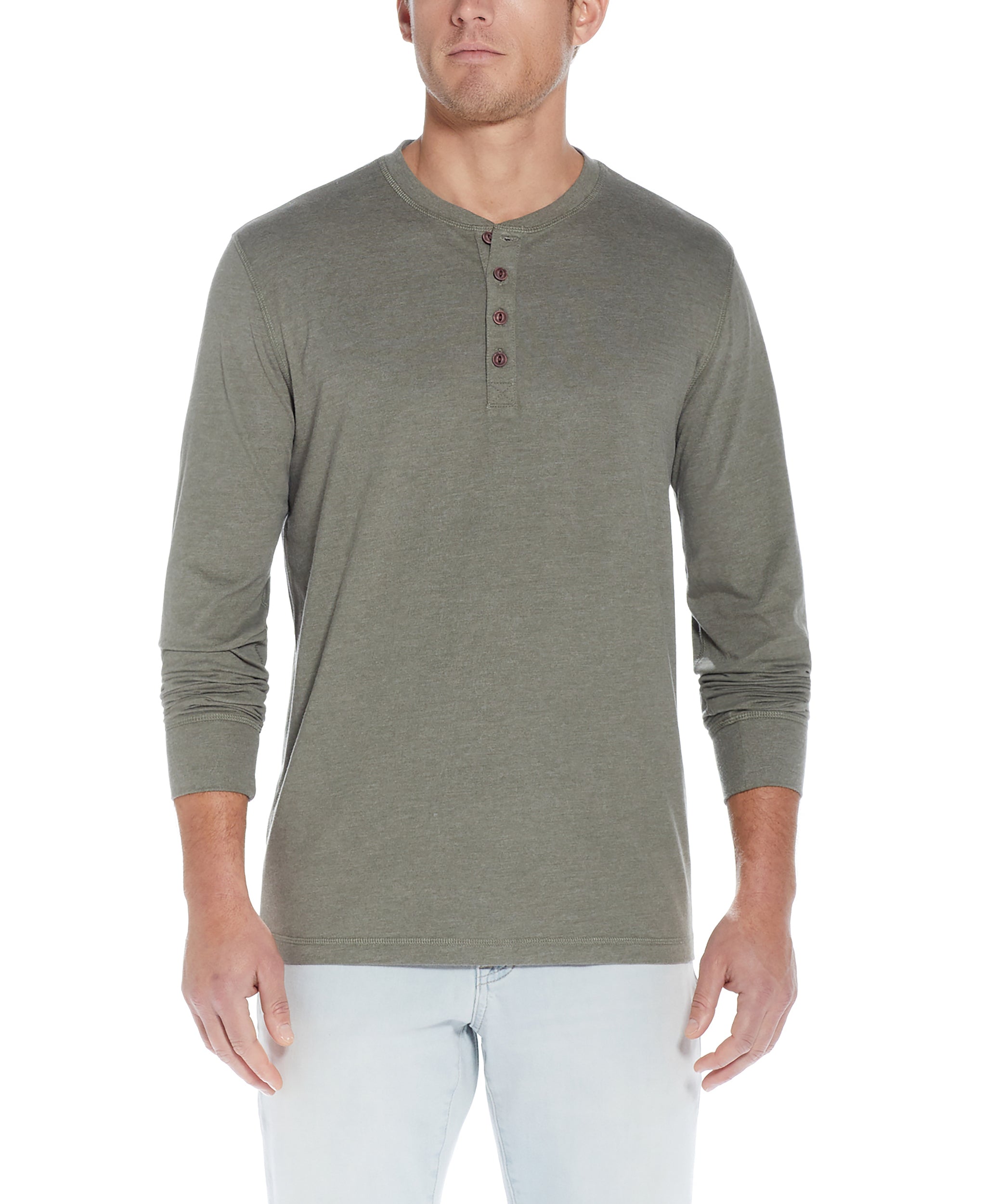 olive henley shirt