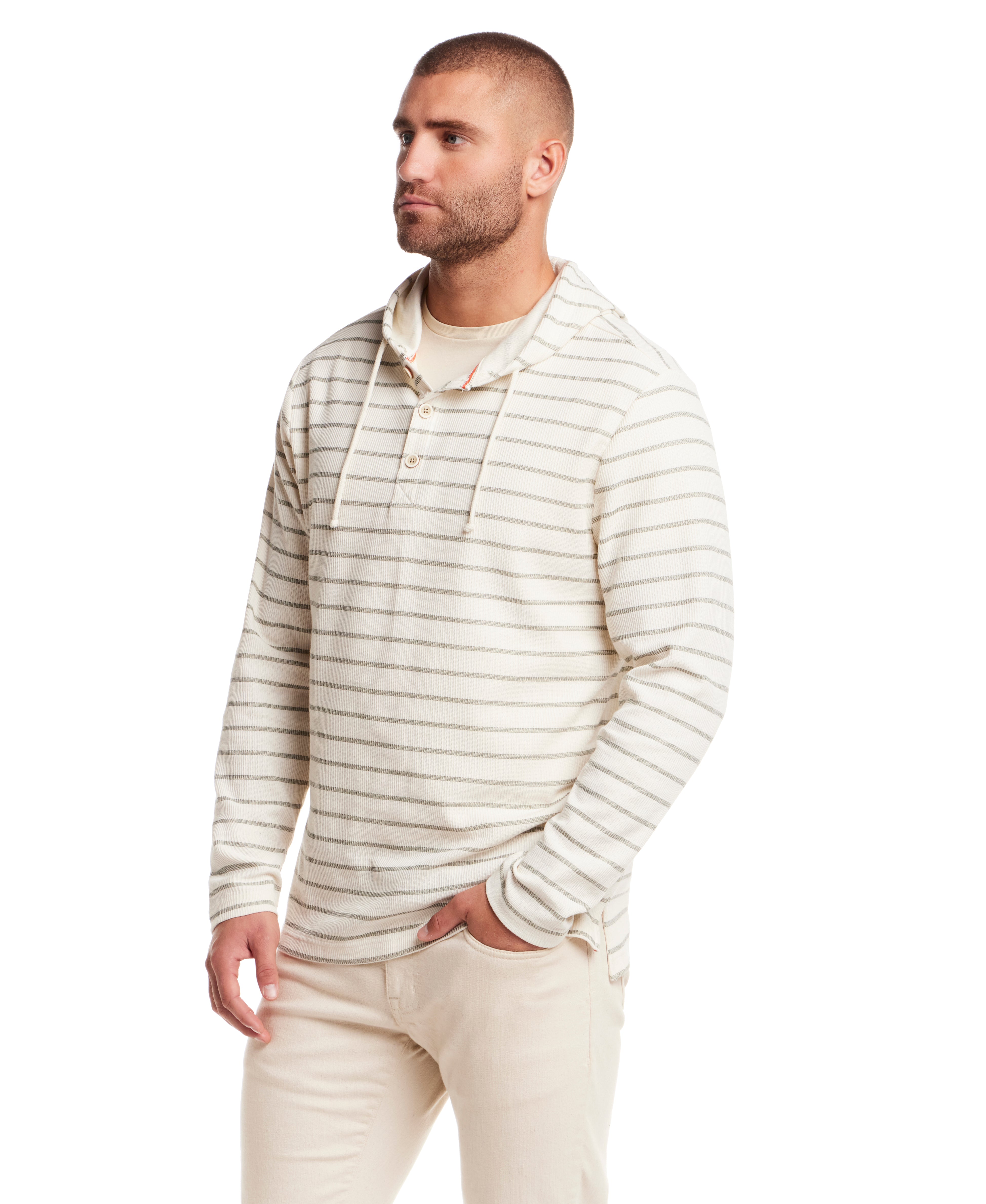 Long Sleeve Summer Hoodie in Tea Leaf