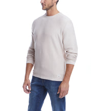 Twill Stonewash Sweater in Natural