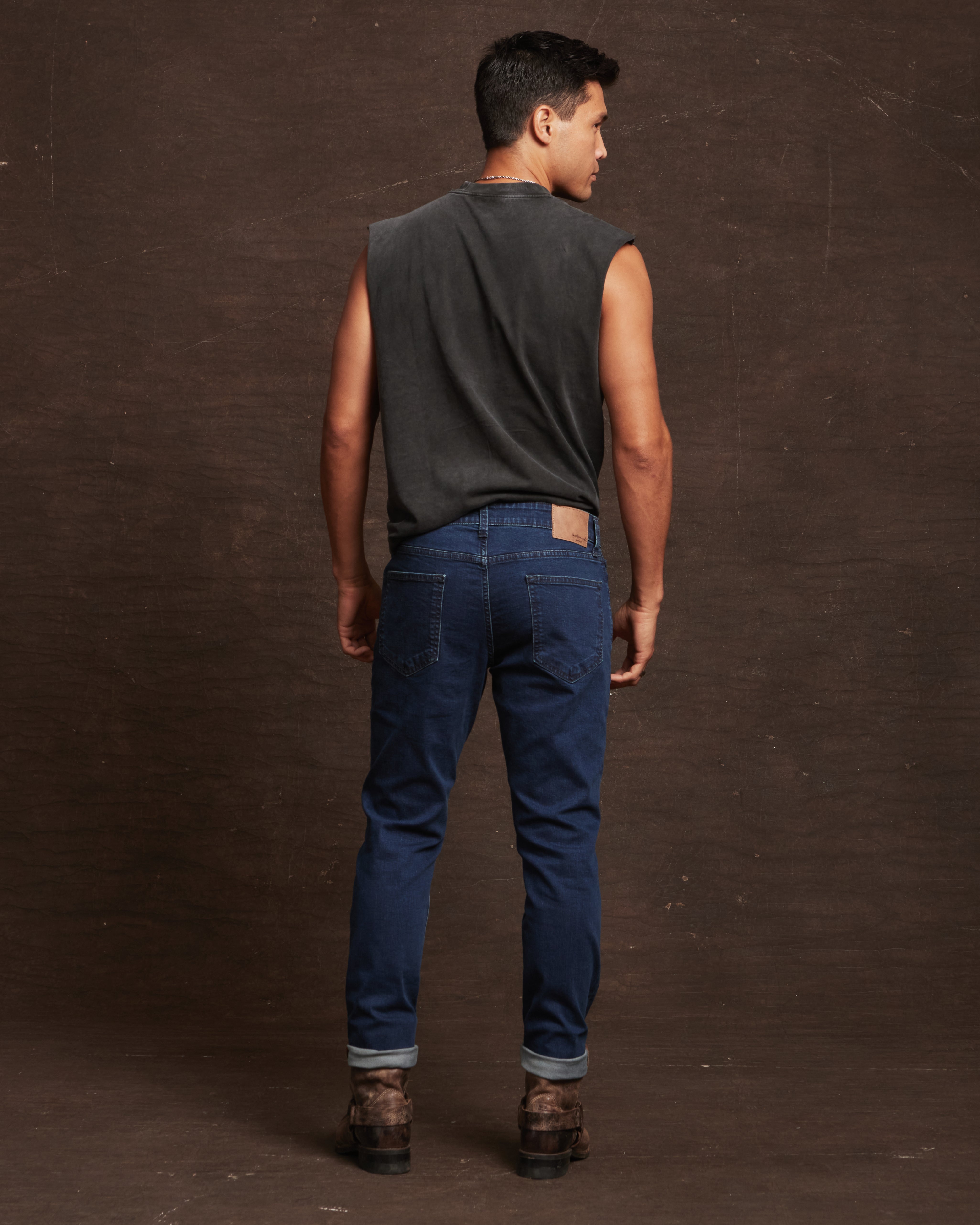 Slim Fit Denim Jeans In Carolina Blue