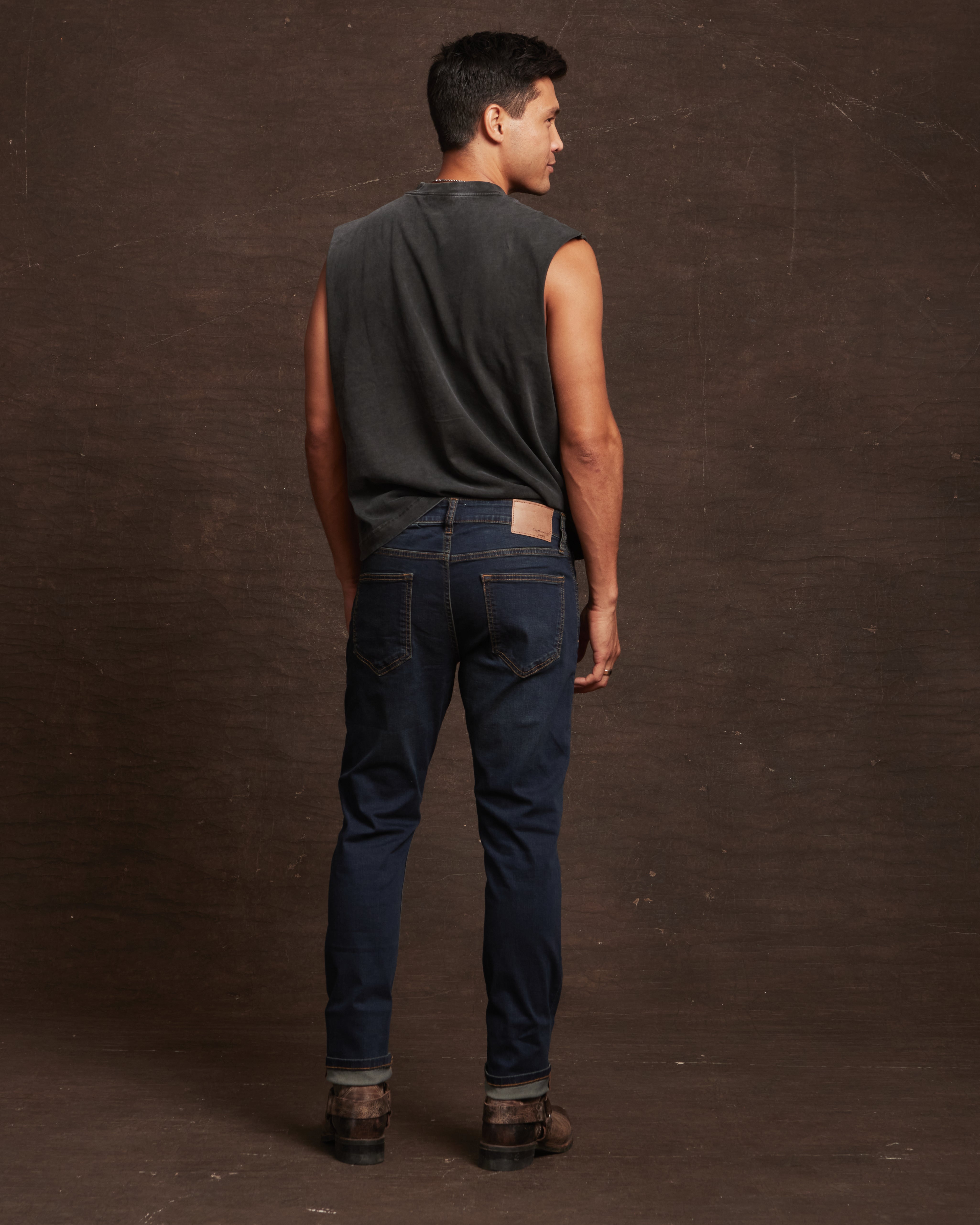 Slim Fit Denim Jeans In Moon Shadow