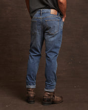 Slim Fit Denim Jeans In Rocker Blue