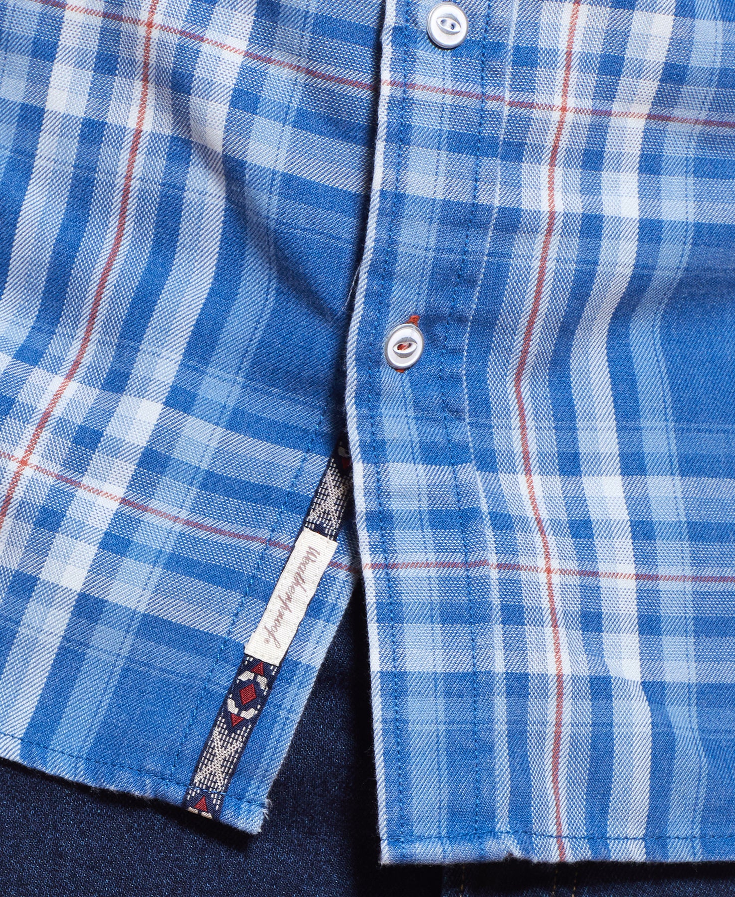 Long Sleeve burnout flannel Shirt IN HIGHTIDE BLUE – Weatherproof