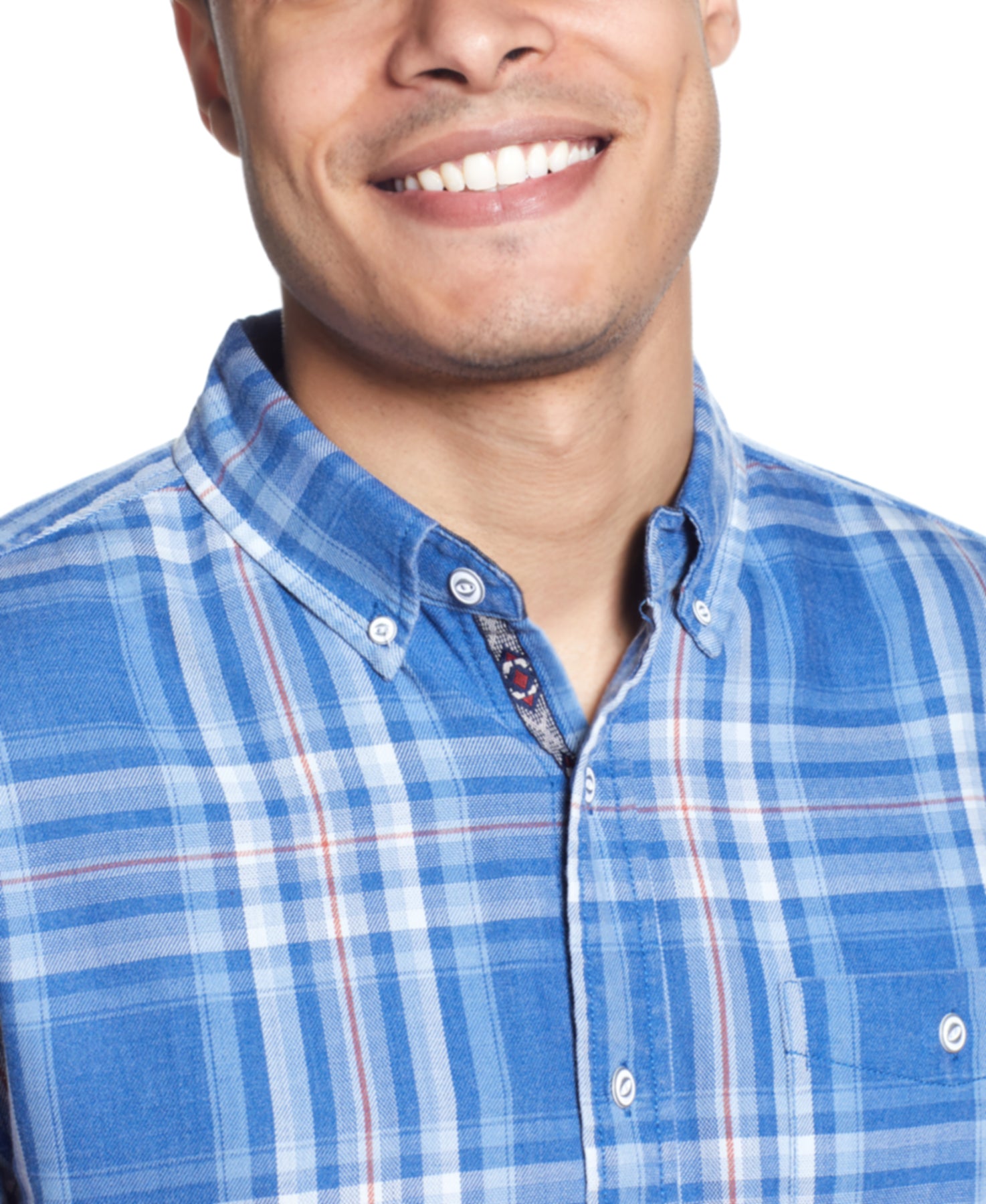 Long Sleeve burnout flannel Shirt IN HIGHTIDE BLUE – Weatherproof